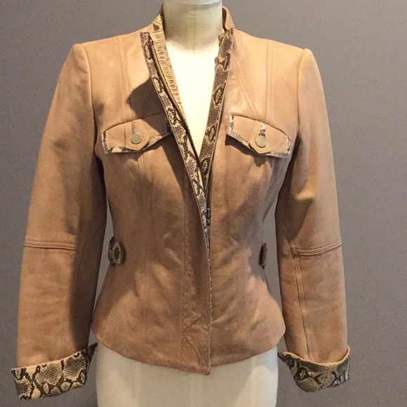 ETCETERA Leather Jacket - Picture 1 of 4